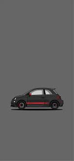 Abarth 500 Wallpapers On Behance Wallpaper Automotive Art Fiat 500