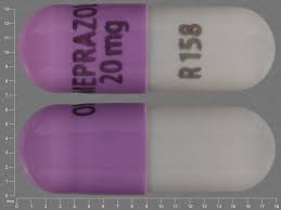 Find patient medical information for omeprazole oral on webmd including its uses, side effects and safety, interactions, pictures, warnings and user ratings. Omeprazole 20mg R158 Pill Images Purple Gray Capsule Shape