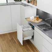 Or, put a notch in the bottom of the partitions that's big enough for the desired toekick space plus recently, we built some garage shelving and used a toe kick so that the shelving height would be less than 8'. Envi Kick Hands Free Foot Pedal Kick Opener For Built In Waste Bin System Only For Frameless Cabinets By Vauth Sagel Kitchensource Com
