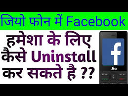 Jio Phone Me Facebook Kaise Uninstall Kare How To Uninstall Apps In Jio Phone By Techncal Abhi Ji Youtube
