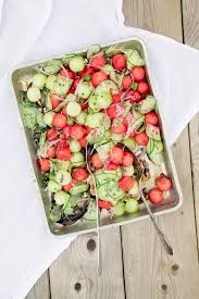 Dekorativer Und Leckerer Melonensalat Von Sina1983 Melon Salad Watermelon Recipes Fruit Salad Recipes