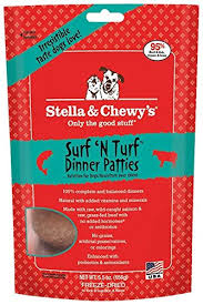 The indulgence doesn't end there. Stella Chewy S Surf N Turf Freeze Dried Dinner Dog Food 5 5 Oz Buy Online In Angola At Angola Desertcart Com Productid 19807900