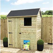 May 24, 2021 · dimensions: 4 X 6 Reverse Apex Premier Garden Shed 12mm Tongue And Groove Walls Pressure Treated Single Door 1 Window Safety Toughened Glass Homeberry