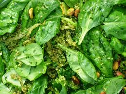 Add the salt and cumin to the onions and stir together. Green Couscous With Spinach Mysavoryspoon