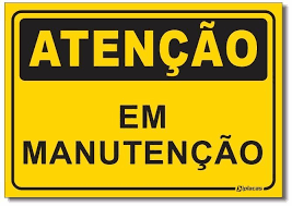 Aten&ccedil;&atilde;o - Em Manuten&ccedil;&atilde;o