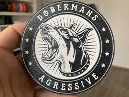 🐕 Dobermans coaster・ STL File for 3D printing・Cults