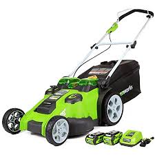 Visit the interactive landing page to learn more about this mower. Amazon Com Greenworks 40v 20 Inch Cordless Twin Force Lawn Mower 4ah 2ah Batteries With Charger Included 25302 Garden Outdoor