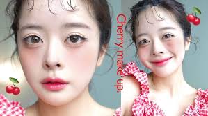 真夏のチェリーメイク🍒❤️Summer Cherry Make Up.