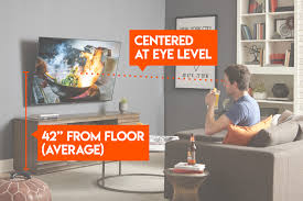 Recreational outlets, for tvs or computers, will usually be no more than 12 inches off of the floor, and may be considerably less. How High Should A Tv Be Mounted Echogear