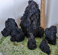Xl Aquarium Rock Pillar Set Wysiwyg Midnight Renewable Black Lava B11 Thirdplanettreasures Aquarium Rocks Aquarium Rock