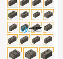 Different types of hollow brick block moulds manufacturer ...