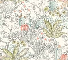 Check spelling or type a new query. York Wallcoverings On1613 Flowering Desert Wallpaper Grey Amazon Com