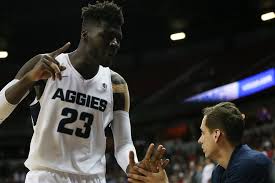 Neemias queta profile page, biographical information, injury history and news. Utah State Aggies Center Neemias Queta 23 Takes The Bench In The Second Half Of The Mountain Las Vegas Review Journal
