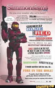 Do You Ever Wonder Why We Re Here Ifunny Red Vs Blue Red Red And Blue