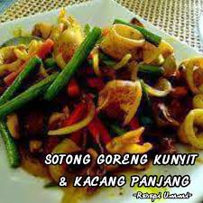 Cara masak ayam goreng kunyit. Resepi Ummi Sotong Goreng Kunyit Kacang Panjang Facebook