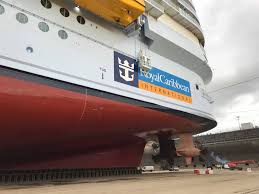 The Symphony Of The Seas Keel And Azipods Cruise Ship Symphony Of The Seas Royal Caribbean International