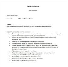 Julia studied environmental studies and civil engineering technology. 11 Supervisor Job Description Templates Google Docs Word Free Premium Templates