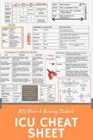 Icu Cheat Sheet Sisters In Scrubs Icu Nursing Nursing School Survival Nurse