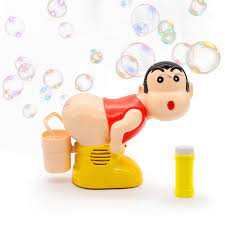 Amazon.com: Bubble Maker Toy, The Funny Music Automatic Fart Bubble Blower-  Boy Stick Blower Machine with LED Flashing Lights Bubble Machine Easy to  Use : Toys & Games