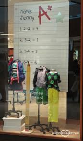 I Heart Interiors August 2012 Back To School Window Display Store Window Displays Window Display