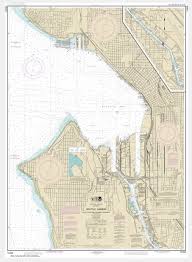 Noaa Chart Seattle Harbor Elliott Bay And Duwamish Waterway 18450