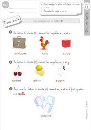 Ce1 La Lettre C Orthographe Orthographe Ce1 Ce1 Orthographe