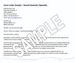 Abbreviate the date using letters and numbers. Cover Letter Samples Spain Goinglobal