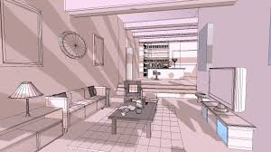 Sometimes, the best place for an office is in the living room. Tatyana Lee Living Room Office Combo