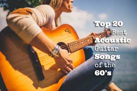 We are going to stick to easy pop songs on guitar, but also rock, and folk examples; Top 20 Best Acoustic Guitar Songs Of The 60 S Guitarhabits