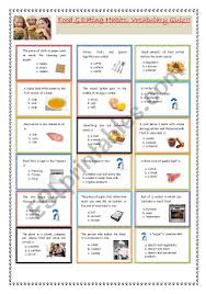 The editors of publications international, ltd. Food Eating Habits Vocabulary Quiz Esl Worksheet By Dosjulia