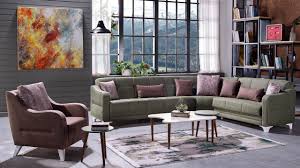 Tek hareketinizle yatak olabilen köşe takımları sayesinde pratik yönünüzü oturma odanızdaki mobilyanıza da yansıtabilirsiniz. New Minas Kose Takimi Mondi Mobilya Yatak Baza Ev Tekstili