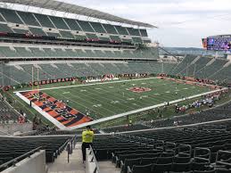 paul brown stadium section 217 rateyourseats com