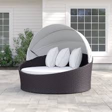 4.6 out of 5 stars. Sol 72 Outdoor Brentwood 63 Wide Outdoor Wicker Patio Daybed With Cushions Reviews Wayfair Ca