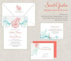 Coral Turquoise Wedding Invitations Garden Wedding Invitation Wedding Invites Mint Whi Coral Wedding Invitations Coral Wedding Themes Wedding Invitations