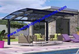 China Single Aluminium Carport Dark Grey Aluminium Alloy Frame With Grey Polycarbonate Solid Sheet 3m Width X 5 5m Length Prevent 99 Harmful Uv And Hot Sunshine China Aluminium Carport Aluminum Carport