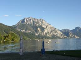 It is situated next to the lake traunsee. Strandbad Gmunden Baden Am Traunsee