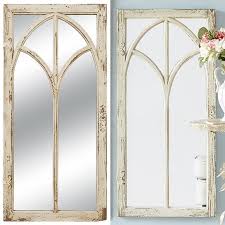 Wood Framed Farmhouse Accent Mirror In 2020 Accent Mirrors Decorating Mirror Frames Unique Farmhouse Decor