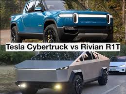 Details, specs and other updates on the r1t cabin. Tesla Cybertruck Vs Rivian R1t What Is The Best Evxplore