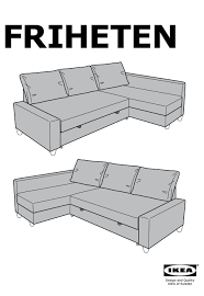 Besides having an old ikea futon i purchased the following. Ikea Friheten Assembly Instructions Manual Pdf Download Manualslib