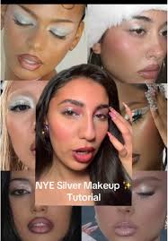 New Year’s Eve Silver makeup tutorial #fyp #foryoupage❤️❤️ #nye #nyemakeup  #nyemakeuptutorial #nyemakeup2024 #nyemakeuplook #silvermakeup  #glittermakeup #newyearseve #newyearsevemakeup #2024