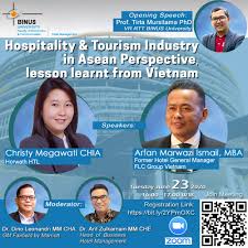 Guest Lecture Webinar Hospitality Tourism Industry In Asean Perspective Lesson Learnt From Vietnam