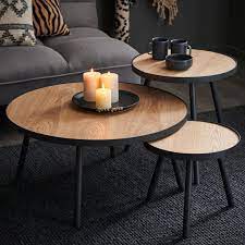 alexis table d appoint noir naturel h 36 cm o 40 cm living room coffee table table decor living room coffee table