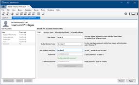 Mysql Mysql Workbench Manual 6 2 Users And Privileges
