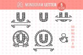 Download Monogram Letter U Graphic By Danieladoychinovashop Monogram Letters Letter R Lettering PSD Mockup Templates