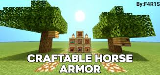 Gold armor can be smelted into a gold nugget in a furnace Craftable Horse Armor Minecraft Pe Addon Mod 1 16