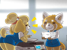 Can You Just Go To Work Please Isabelle Animal Crossing Fan Art Animal Crossing Characters Animal Crossing Memes
