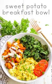 Sweet Potato Breakfast Bowl Recipe Raw Food Recipes Breakfast Bowl Vegan Breakfast Bowls