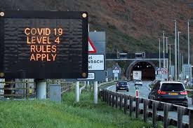 The shield is supported by two mythic animals: These Are The Rules On Travelling From Wales Or Scotland To See Your Christmas Bubble Manchester Evening News