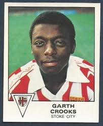 PANINI FOOTBALL 80 #320-STOKE CITY-GARTH CROOKS