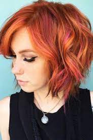 Blunt, lob, choppy, layered, bangs, pixie, bob, balayage, textured, japanese, hair styles, 2021 and hair cuts. 21 Cute Short Layered Haircuts For Every Face Type Short Red Hair Bob Hairstyles Hair Styles